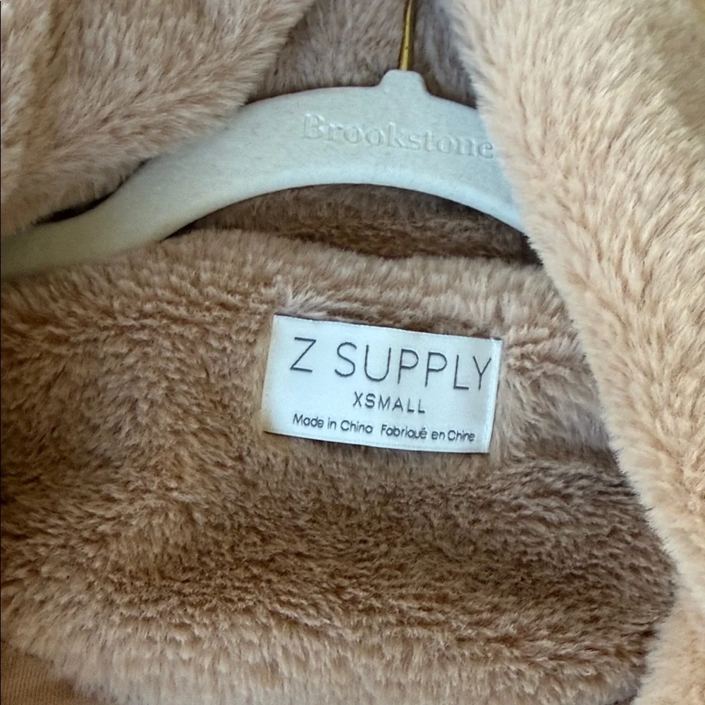 Z supply Cozy Tan Jacket XS - Picture 2 of 3